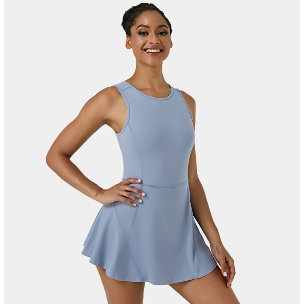 NET Halara Everyday Stretchy 2-in-1 Flare Tennis Dress
